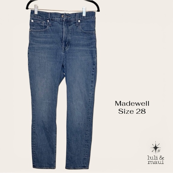 Madewell Denim - Madewell The Perfect Vintage Jean | High‑Rise Classic Blue Denim | Size 28